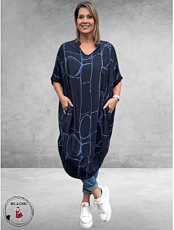 GOZZIP Jurk Jasmin Navy